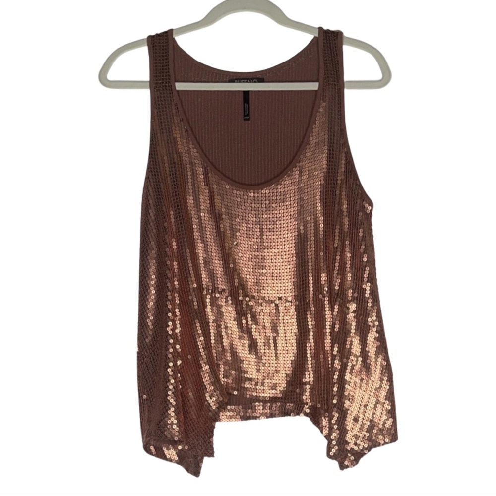buffalo exchange sequin cropped cami